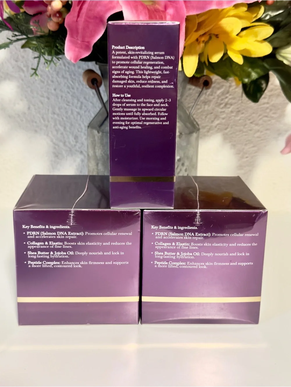 Dynamic Gemstones PDRN Bio-Cellular Firming & Repair Cream, Serum & Mask Set